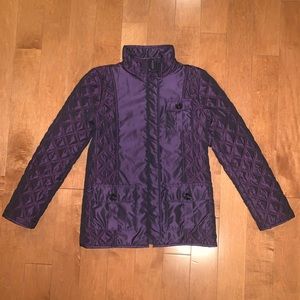 BURBERRY Girls quilted jacket size 10Y EUC